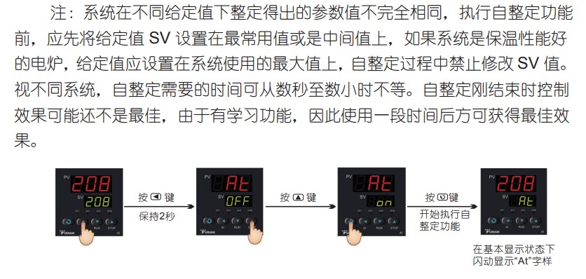 加热板面板设定
