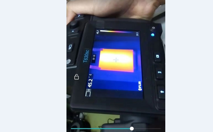 碳化硅电热板高温热成像